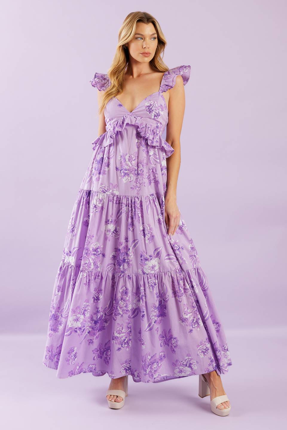 WINDSWEPT WISHES WOVEN MAXI DRESS Flying Tomato